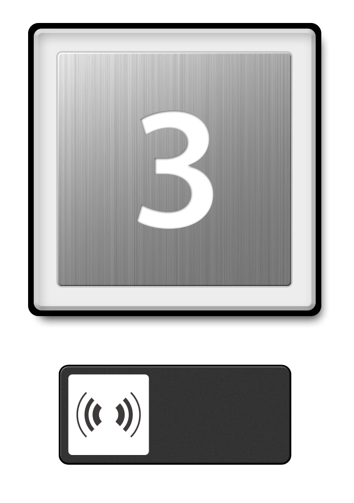 ボタンのイメージ（一例）