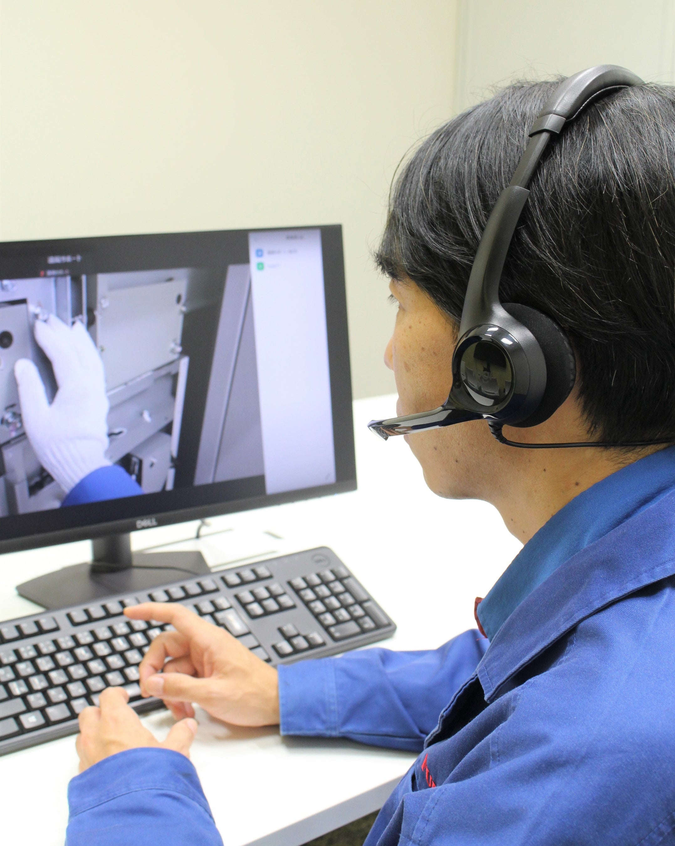 オフィスからパトロールする様子