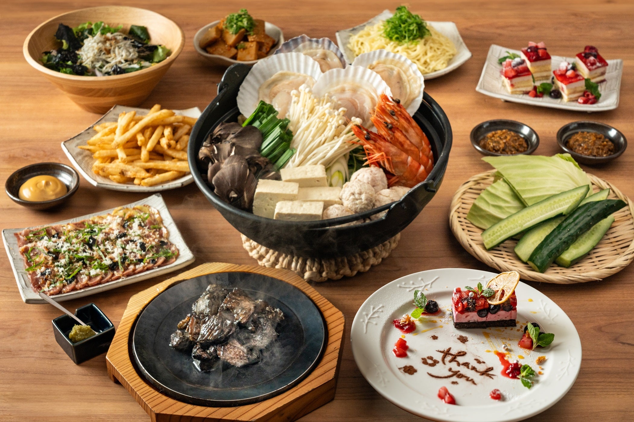 塚田の贅沢ちゃんこ鍋コース