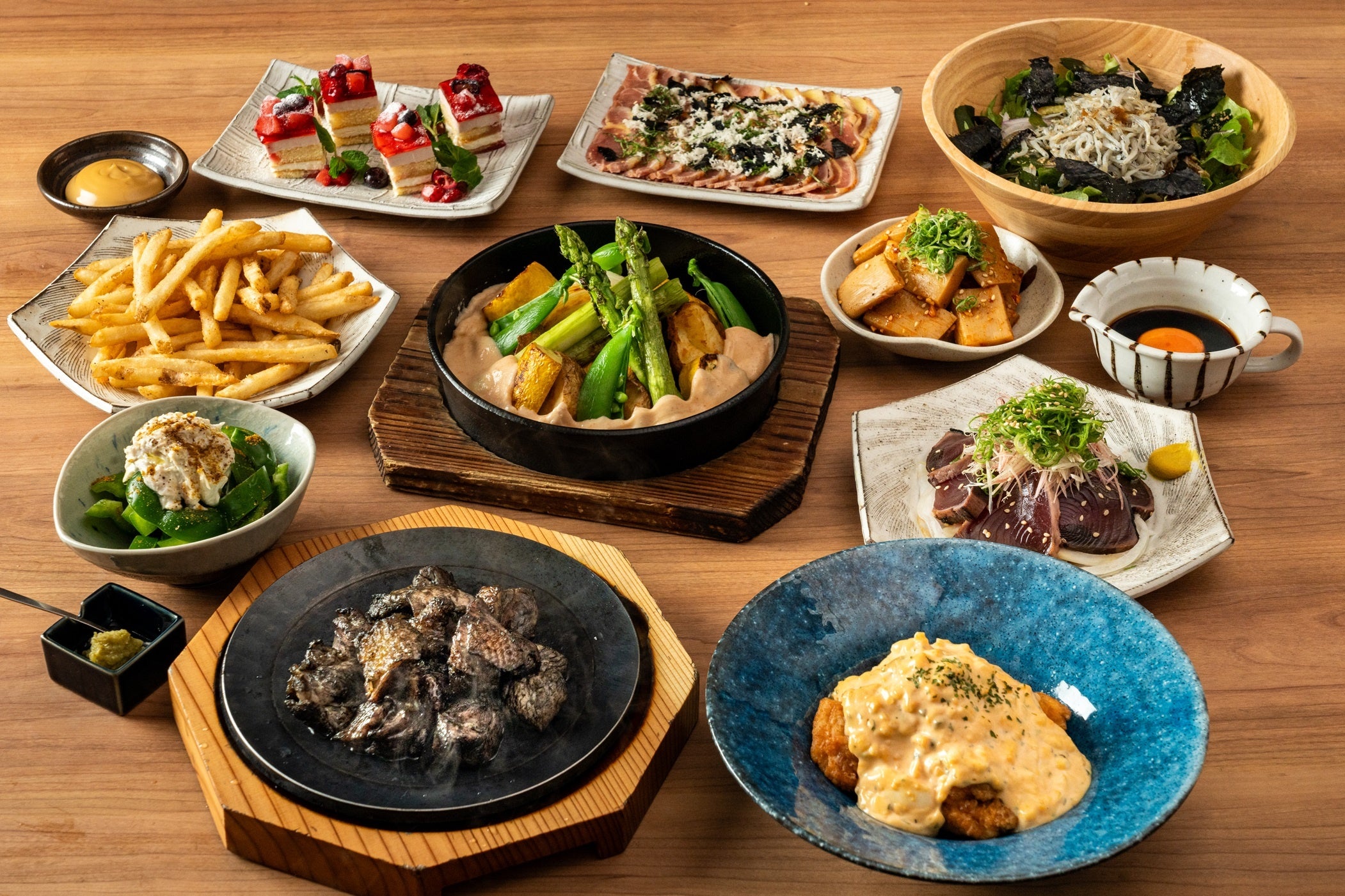 春の塚田農場満開コース