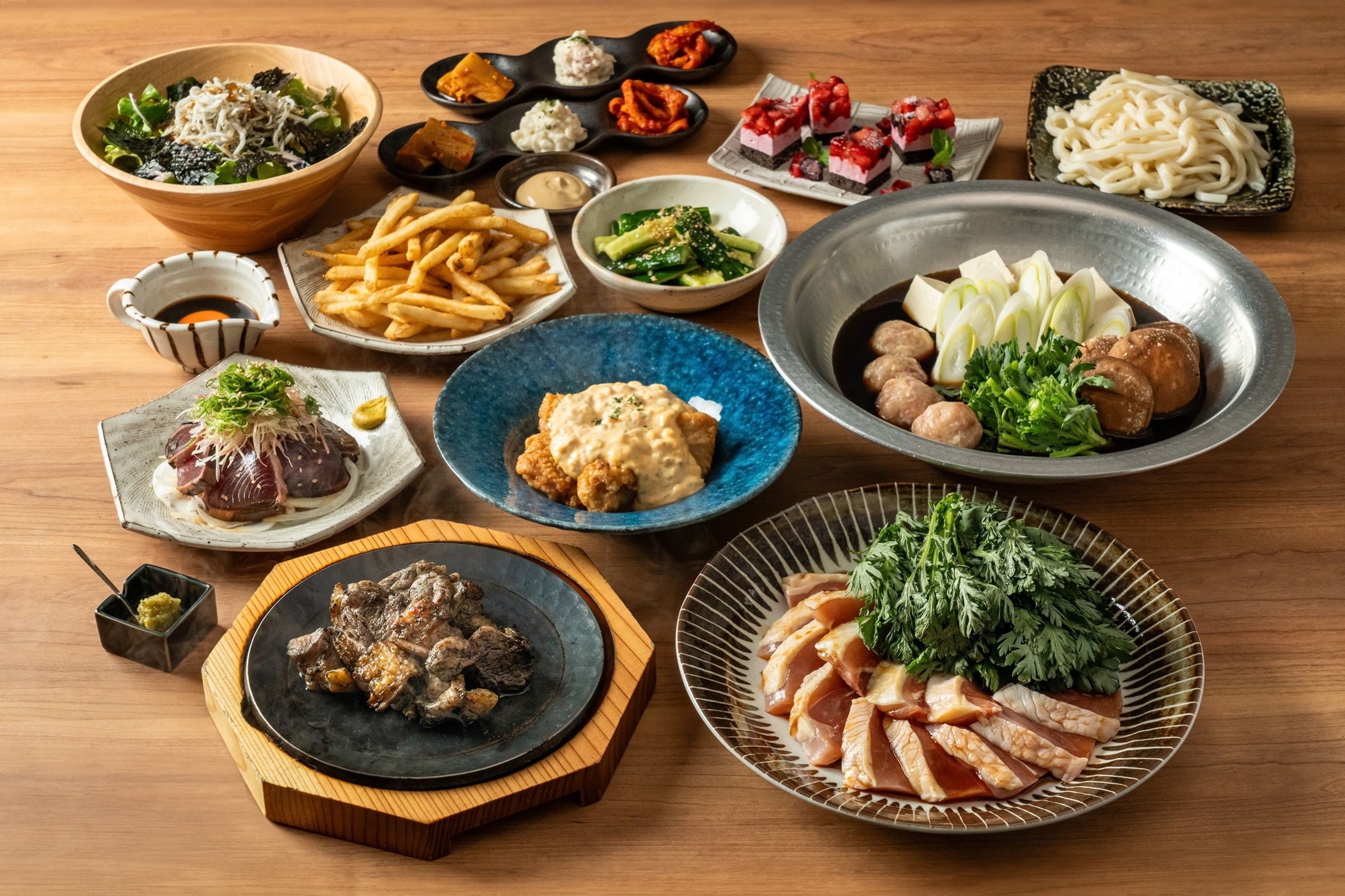 地鶏のすき焼き堪能コース