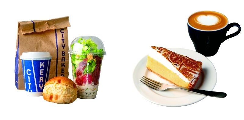 【写真左】ランチバッグ　【写真右】ケーキセット