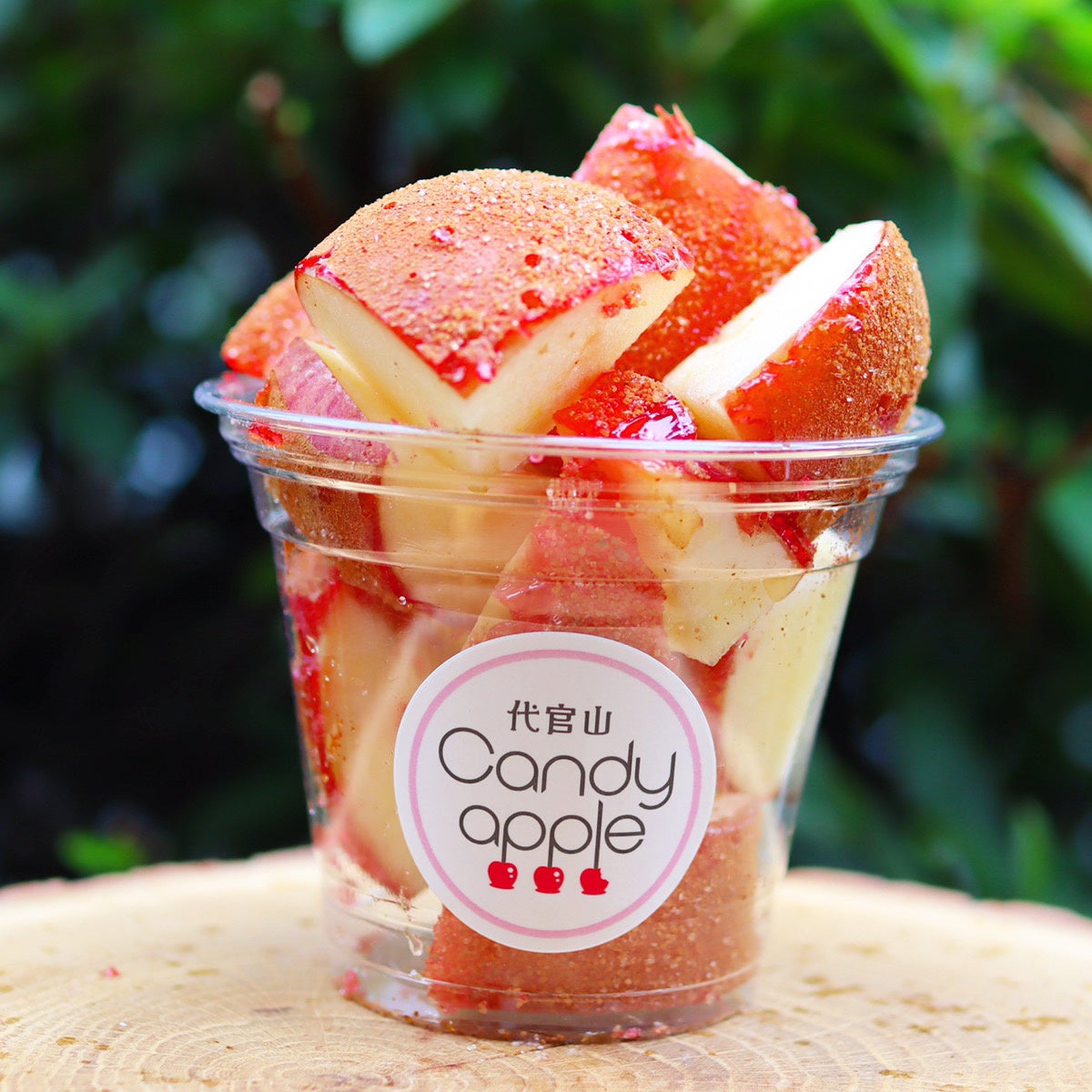 初の九州限定販売】本格りんご飴 大分トキハ本店にて2021年4月22
