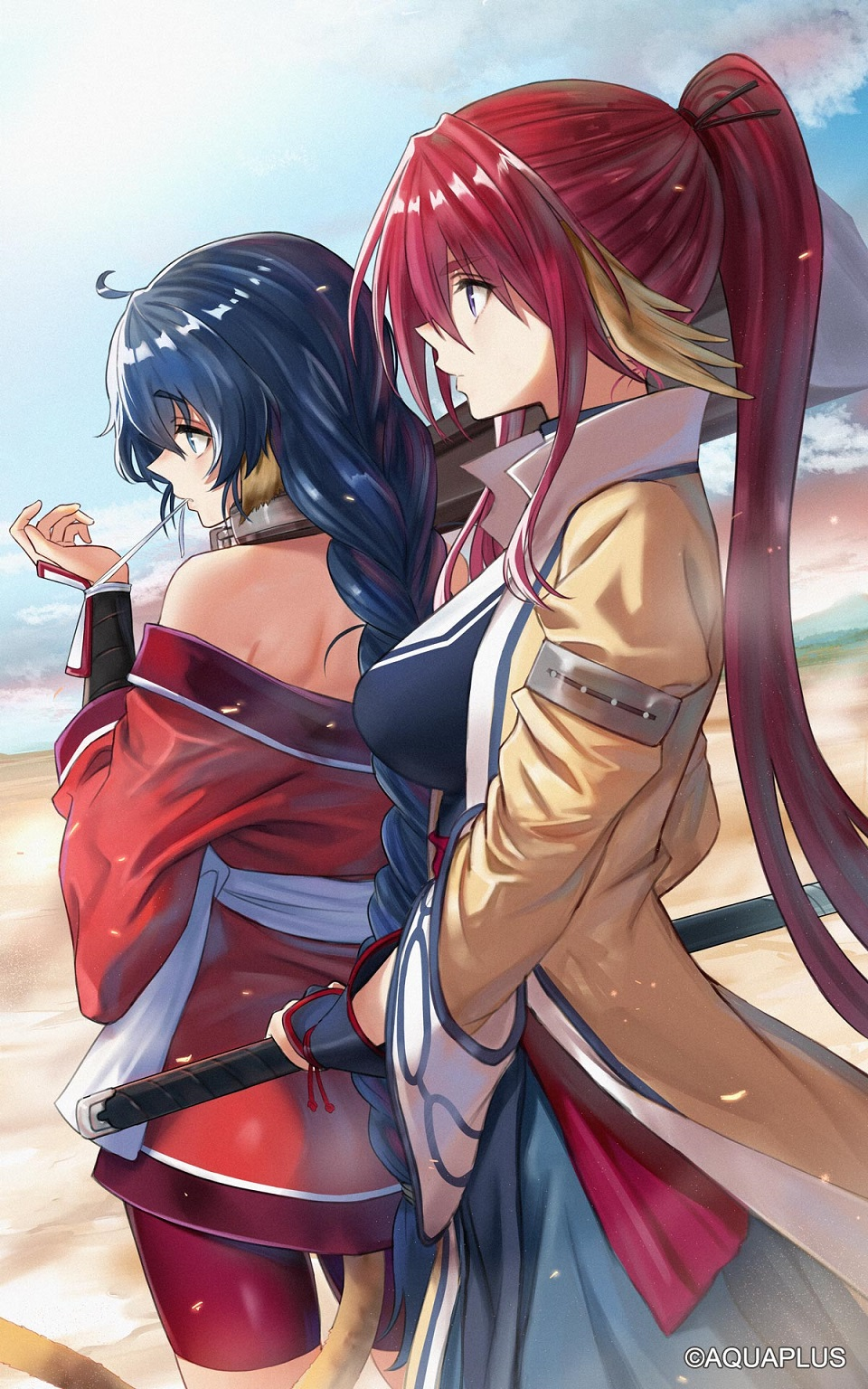 ※灯幻鏡「女、二人」 イラスト：一色