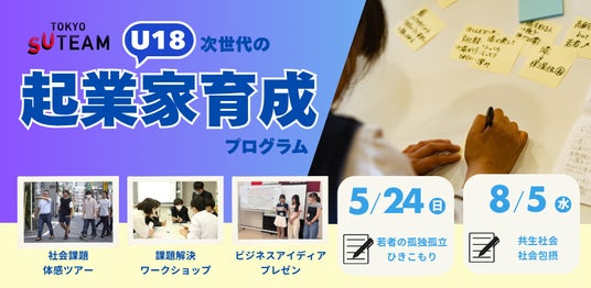 【参加者募集】中高生が社会課題の現場を見てビジネスプランをつくる1dayプログラム――5/24(日)・8/5(水)開催 【参加者募集】中高生が社会課題の現場を見てビジネスプランをつくる1dayプログラム――5/24(日)・8/5(水)開催