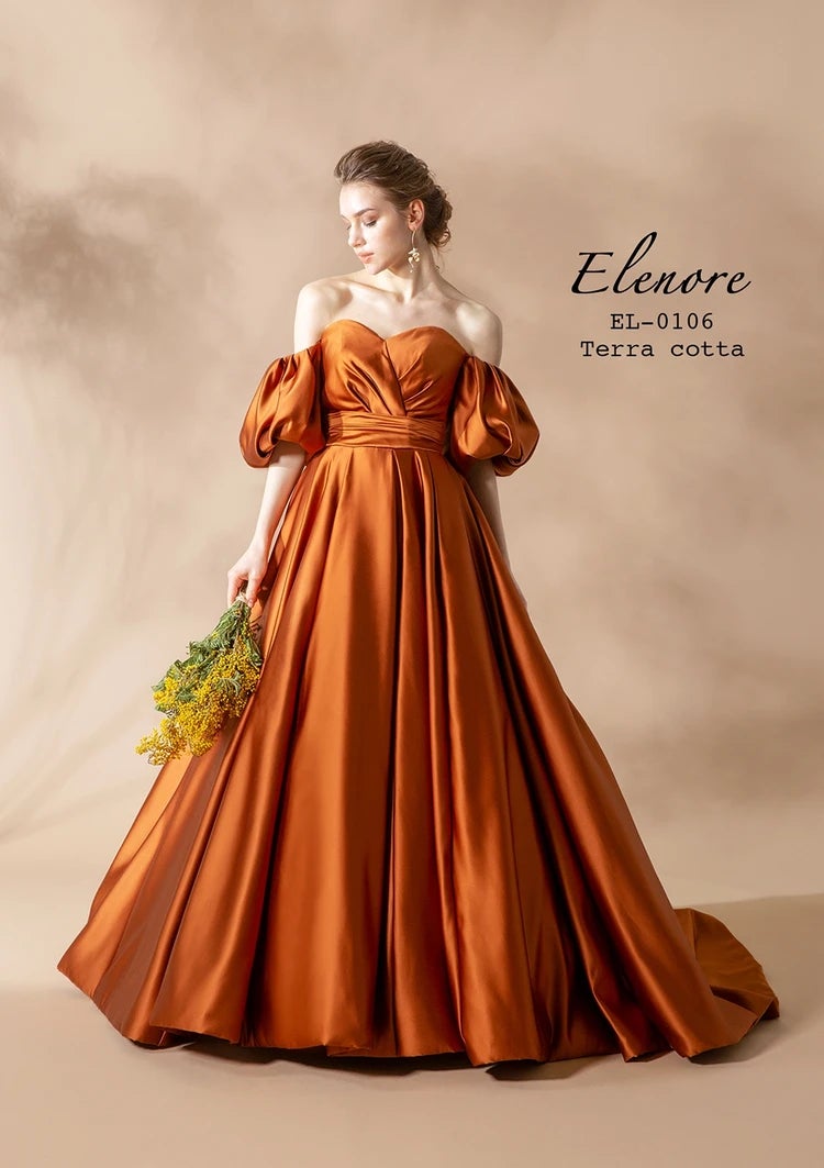 DRESS PRODUCTION オレンジ カラードレス ウェディングドレス 『5年