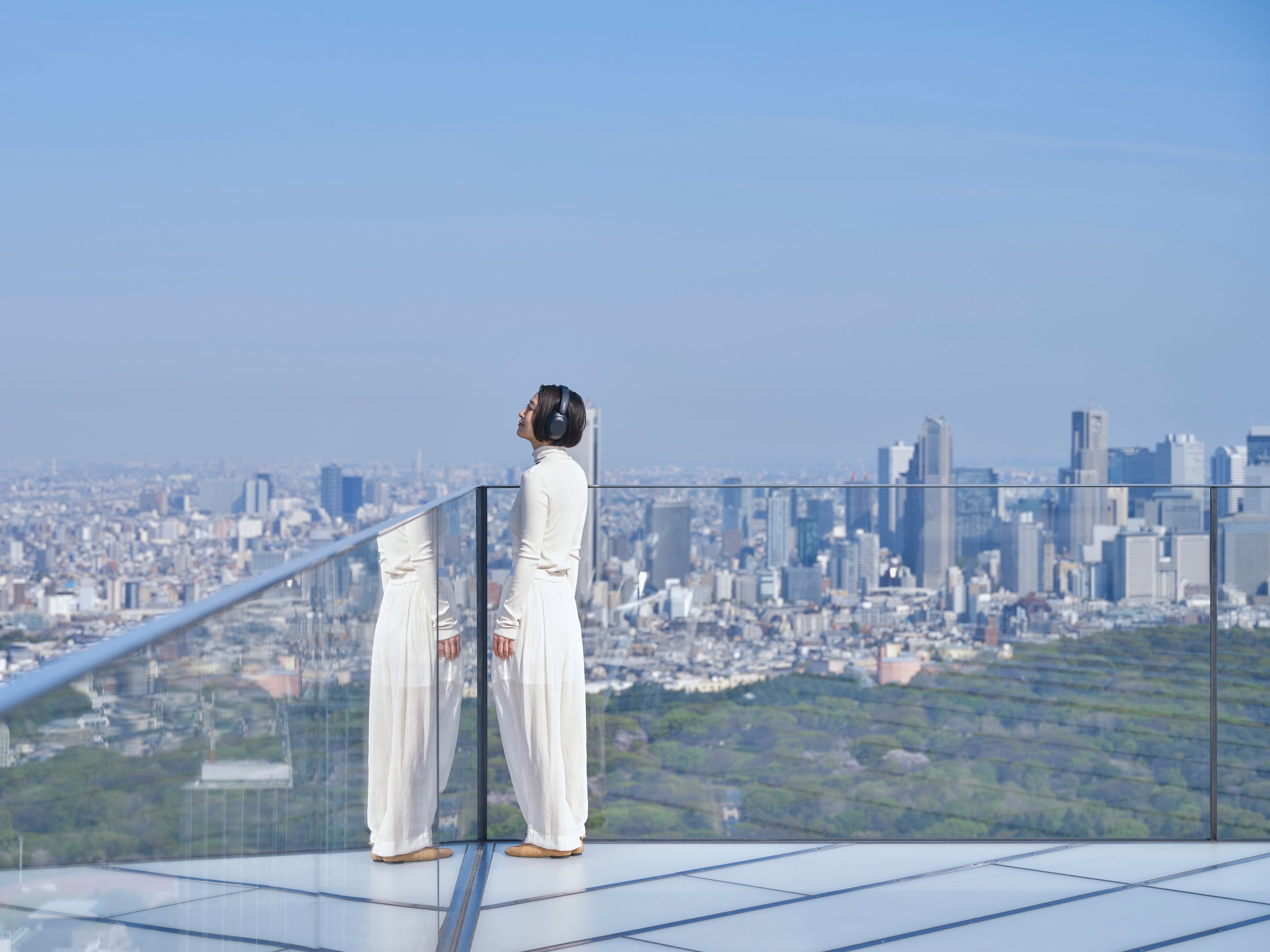 360度の展望体験×360度の没入サウンドによる瞑想プログラム