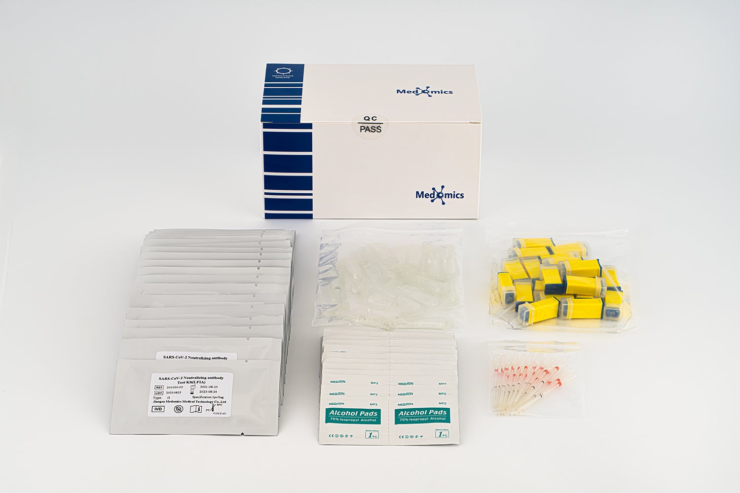 Medomics社製「新型コロナウイルス中和抗体検査キット」（20キット入り・標準タイプ）