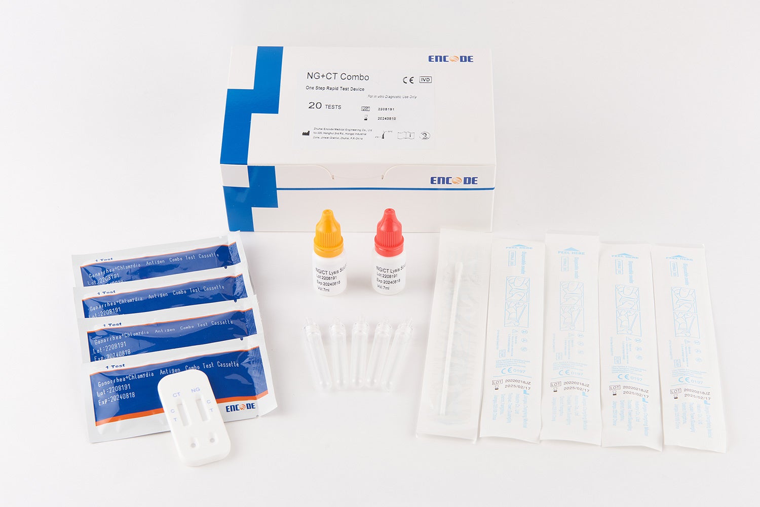 性病検査キット 性感染症（HIV・梅毒・淋病・クラミジア）迅速検査キットを国内