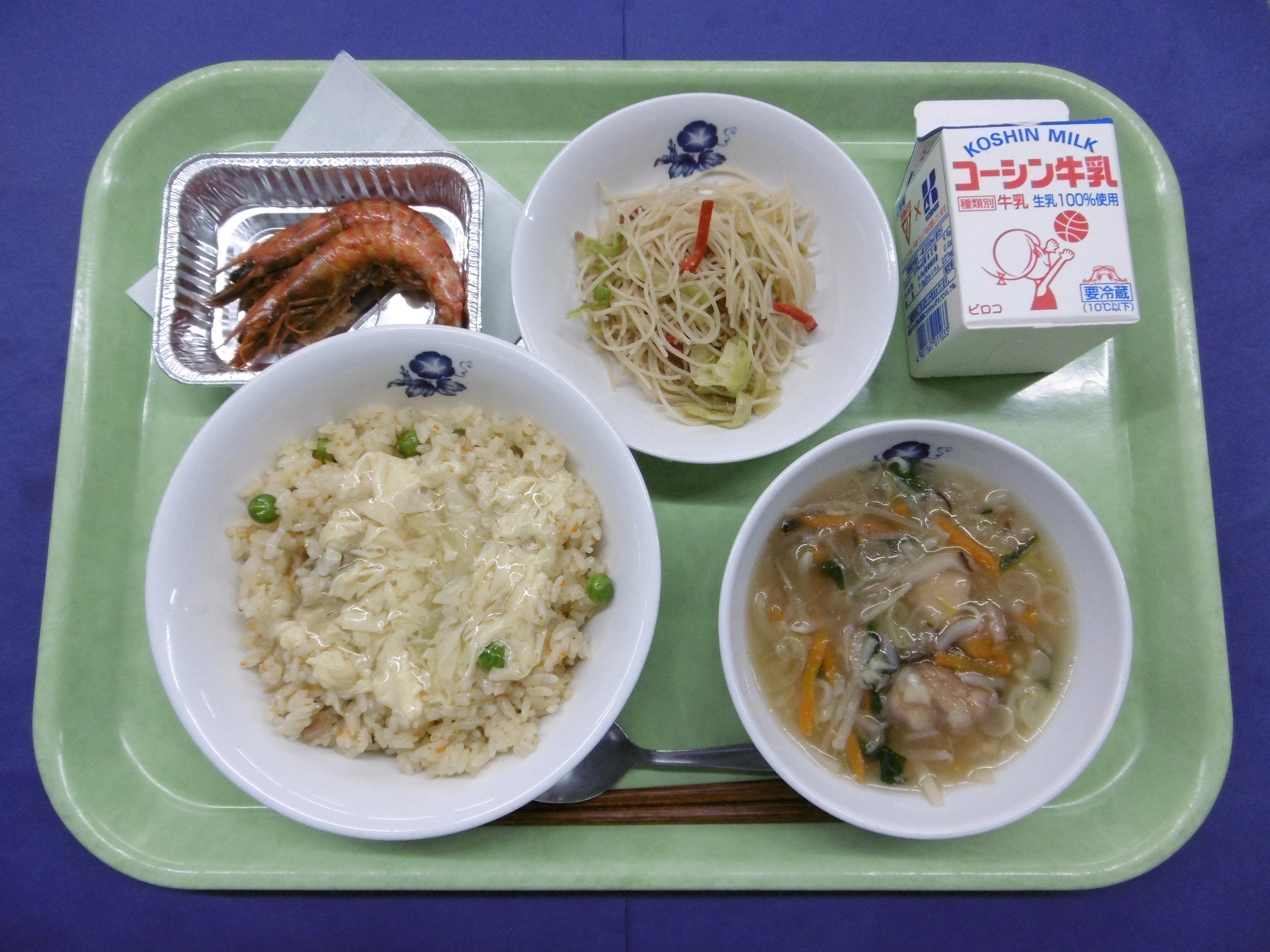 過去の学校給食の献立メニュー6