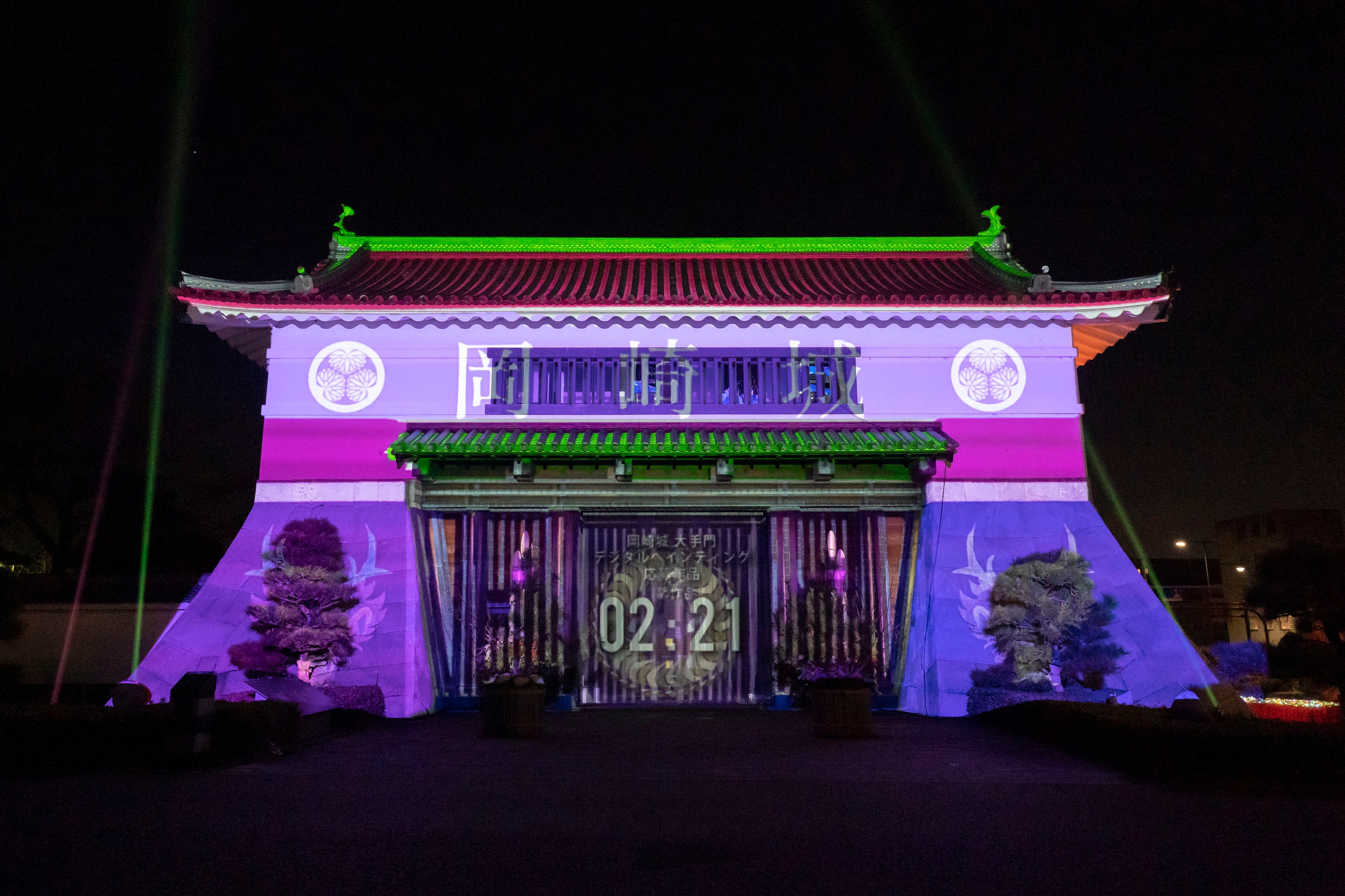 ※岡崎城大手門 デジタルペインティング募集 応募作品