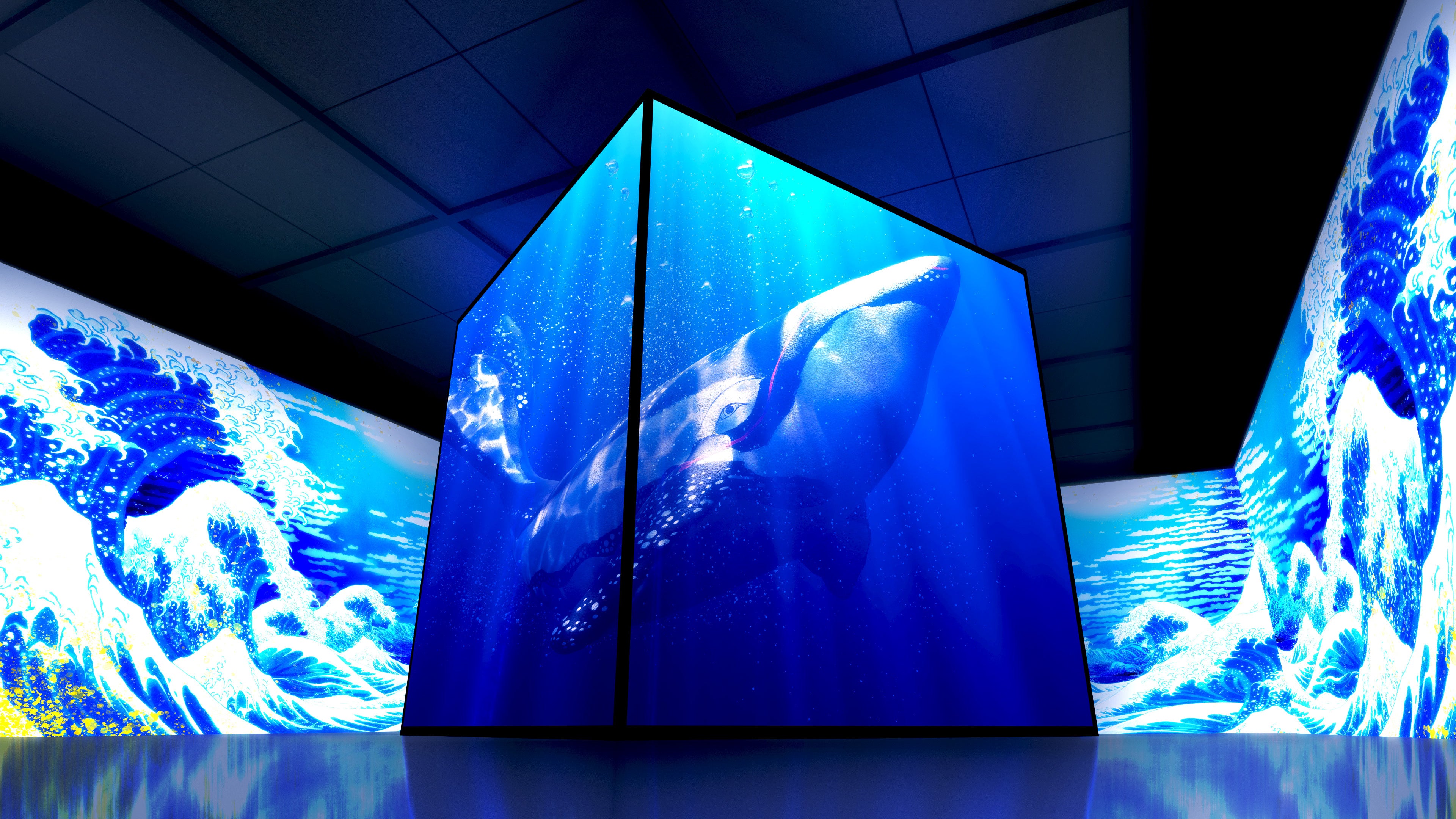 【藍】世界から「ジャパン・ブルー」と絶賛される、水の表現を体感する藍色の世界