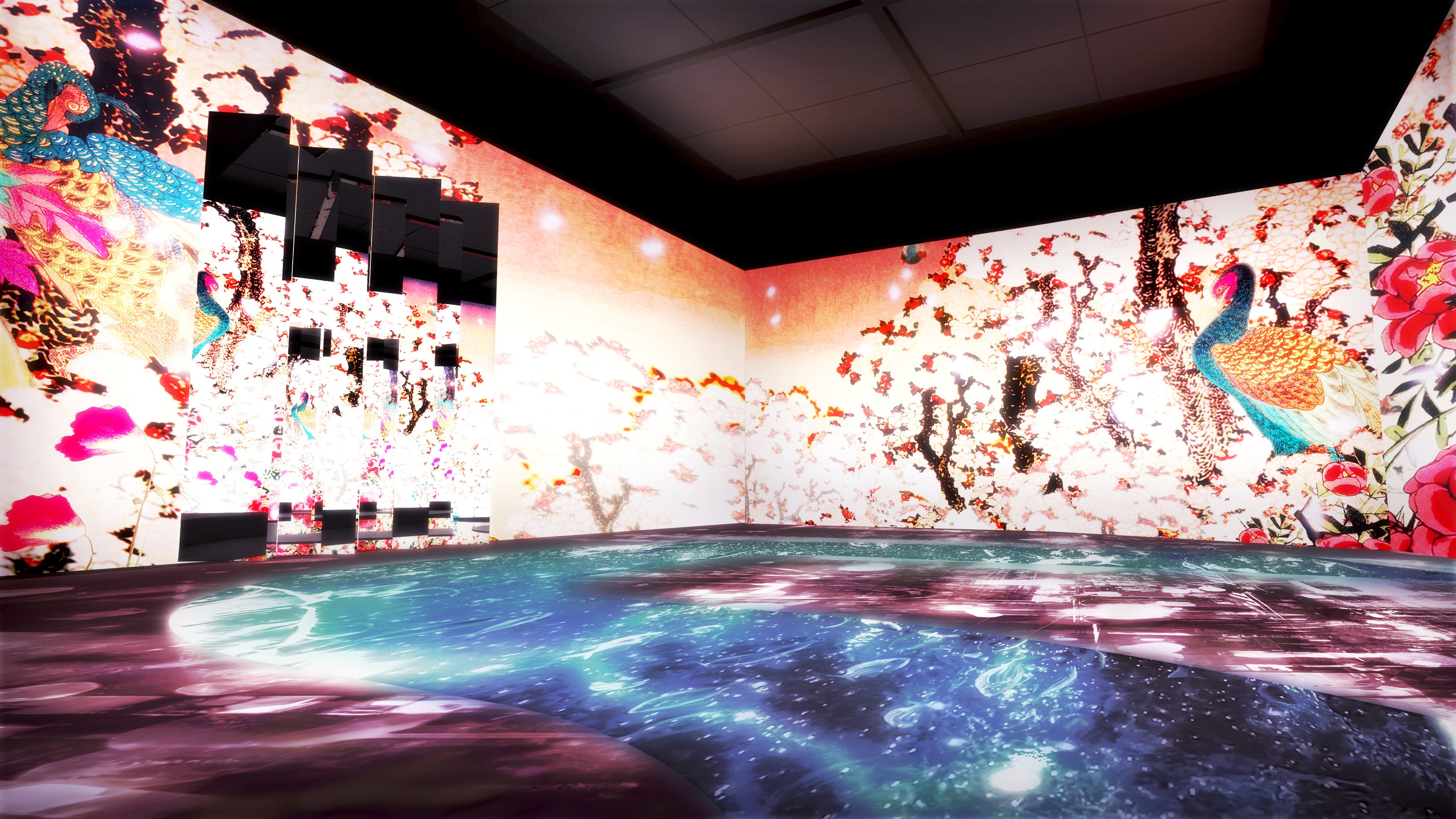 【麗】美しい色使いで圧倒する桜の世界、繊細に表現された美人画の世界を巡る