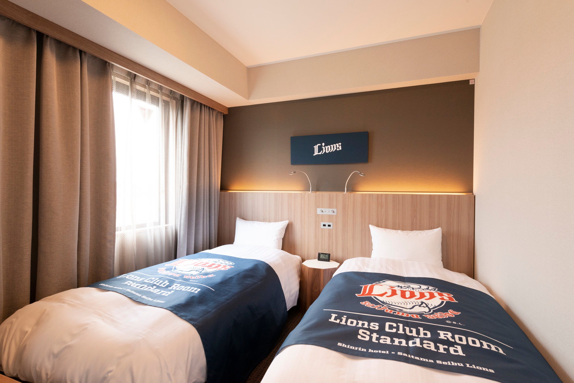 ライオンズクラブルーム・スタンダードにはツインルームもご用意しております。