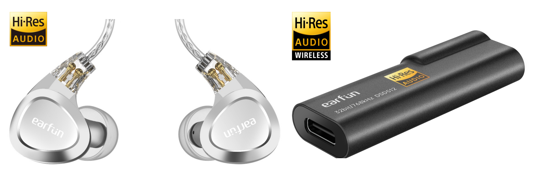 創業5周年記念、同軸2DD+BA有線イヤホン「EH 100」とポータブルDAC