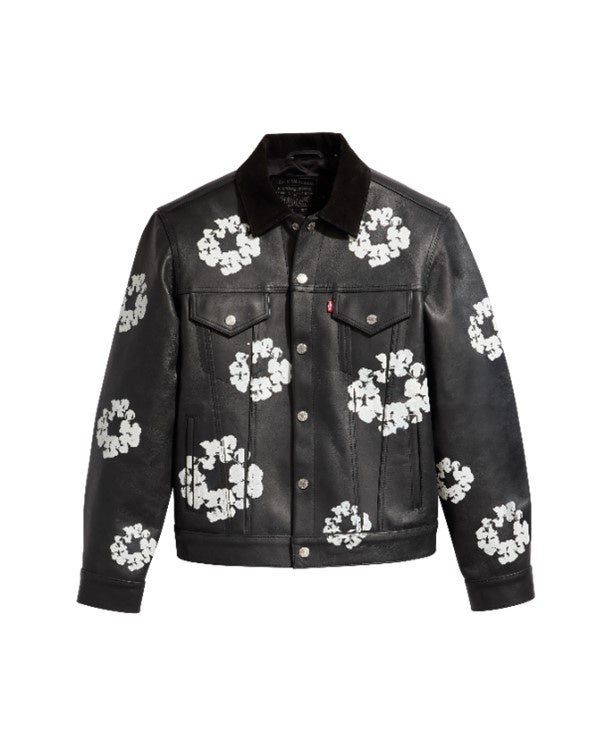 コラボ【DENIM TEARS X LEVI’S】 花リース 黒 スウェットシャツ Levi's® x Denim Tears 第3弾 | リーバイ・ストラウス ジャパン