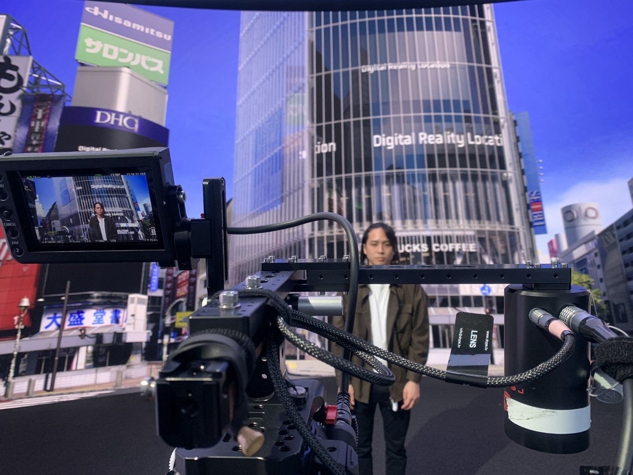 LEDウォールを使ったバーチャルプロダクション撮影も可能