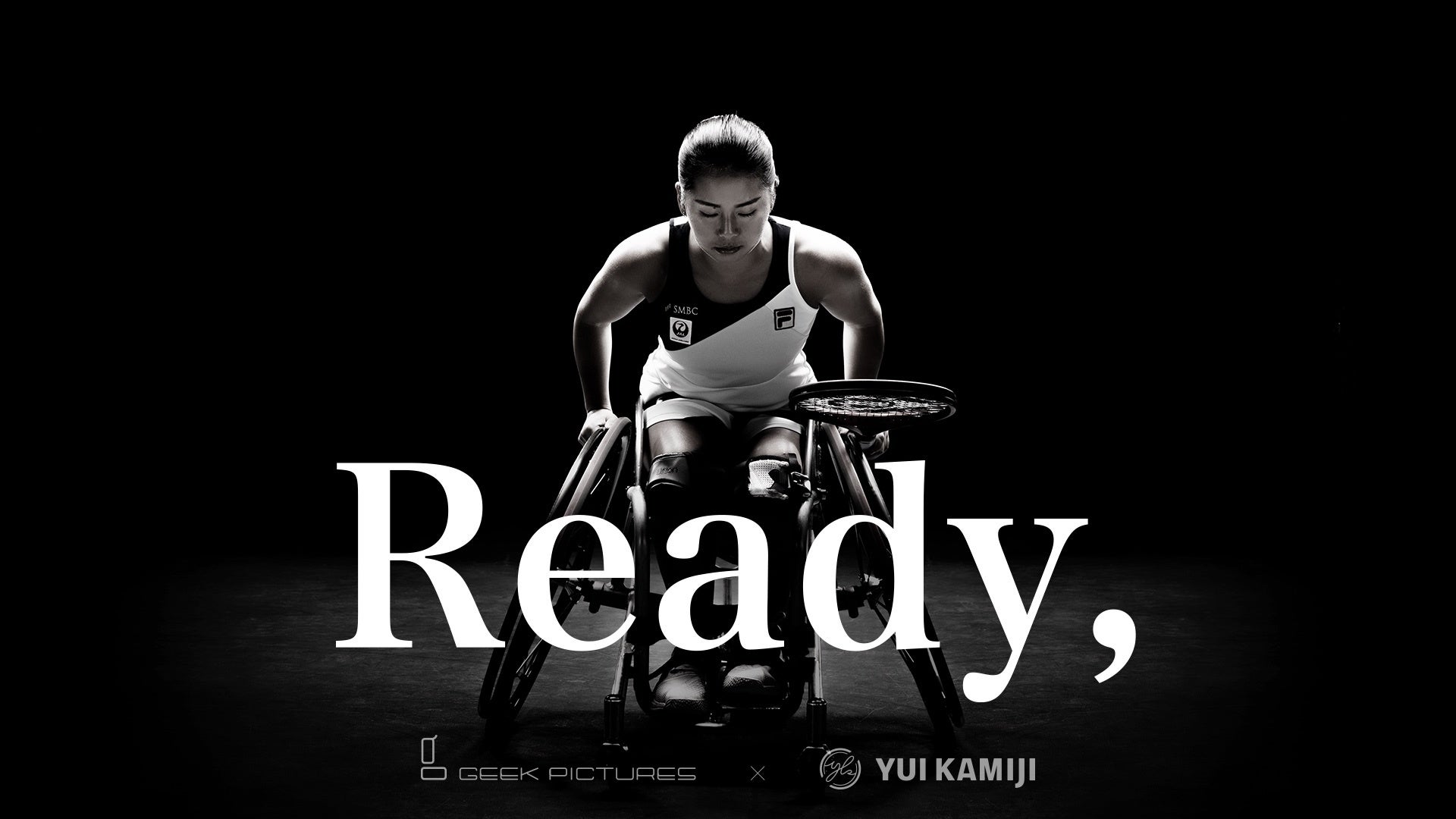 キービジュアル「GEEK PICTURES×YUI KAMIJI／YUI KAMIJI ROAD TO PARIS 2024／Ready,」