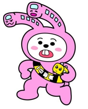 メインキャラクター「てつどうさぎ」