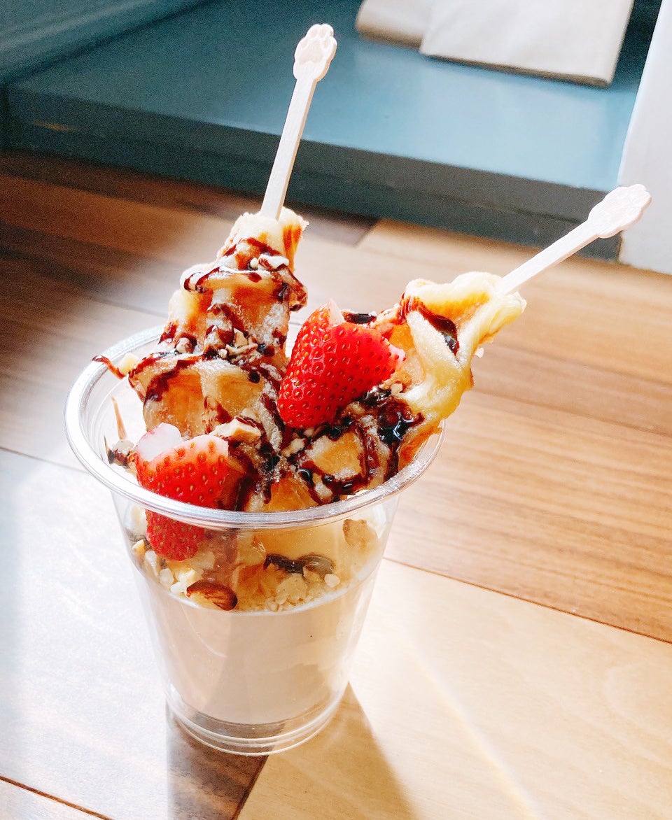 クロッフルアイスクリーム