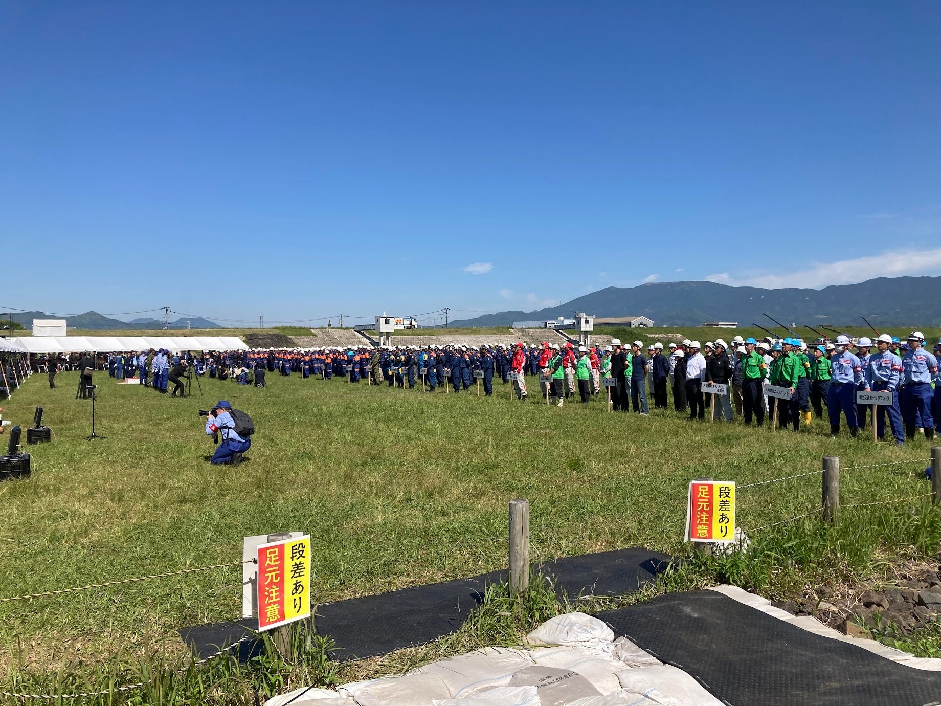 水防訓練の様子