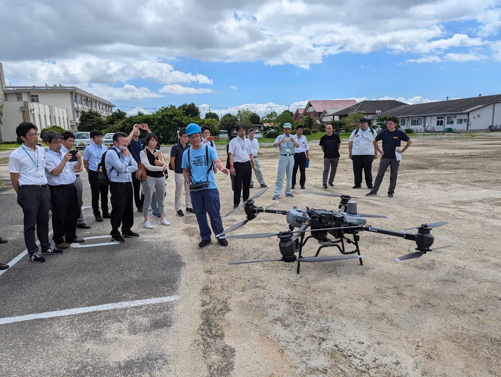 デモフライト後のQAタイムにて