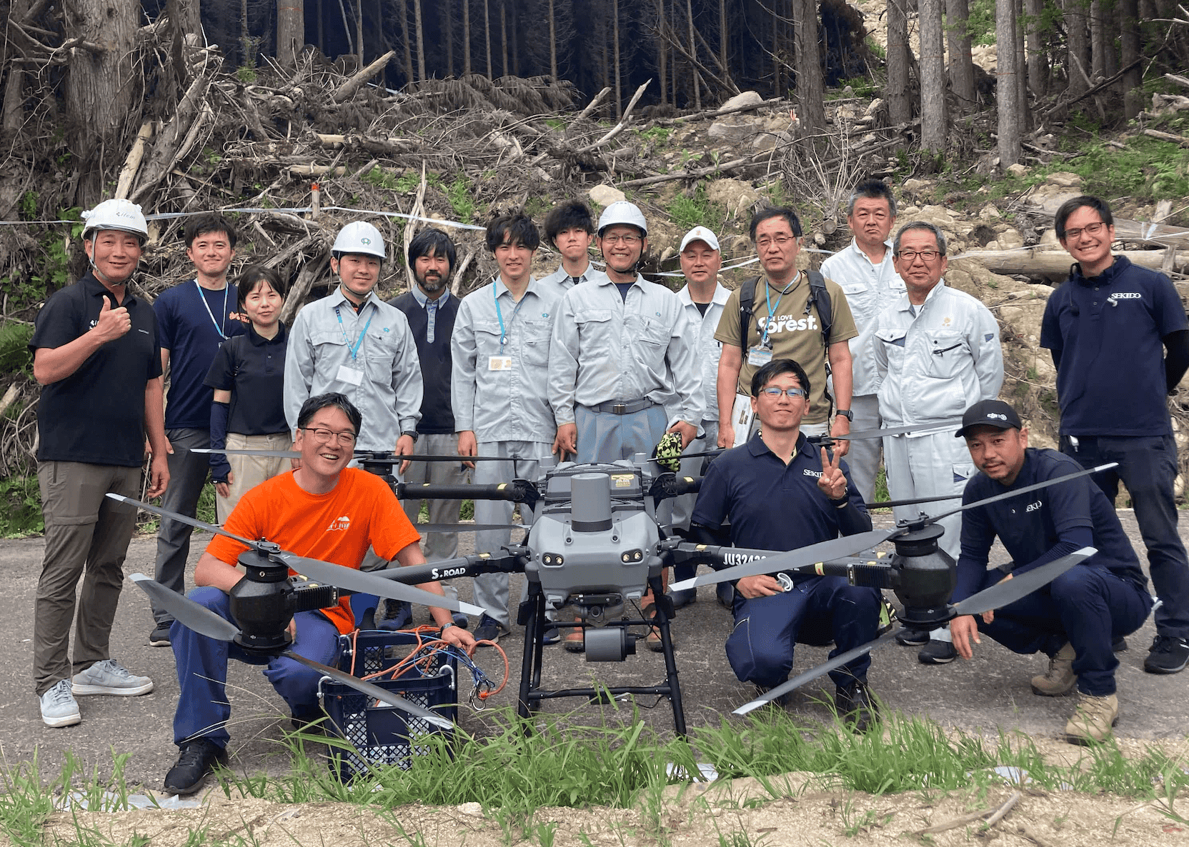 トルビズオン、DJI FlyCart30を用いた被災箇所復旧工事の物資搬送実験に成功 | 株式会社トルビズオンのプレスリリース