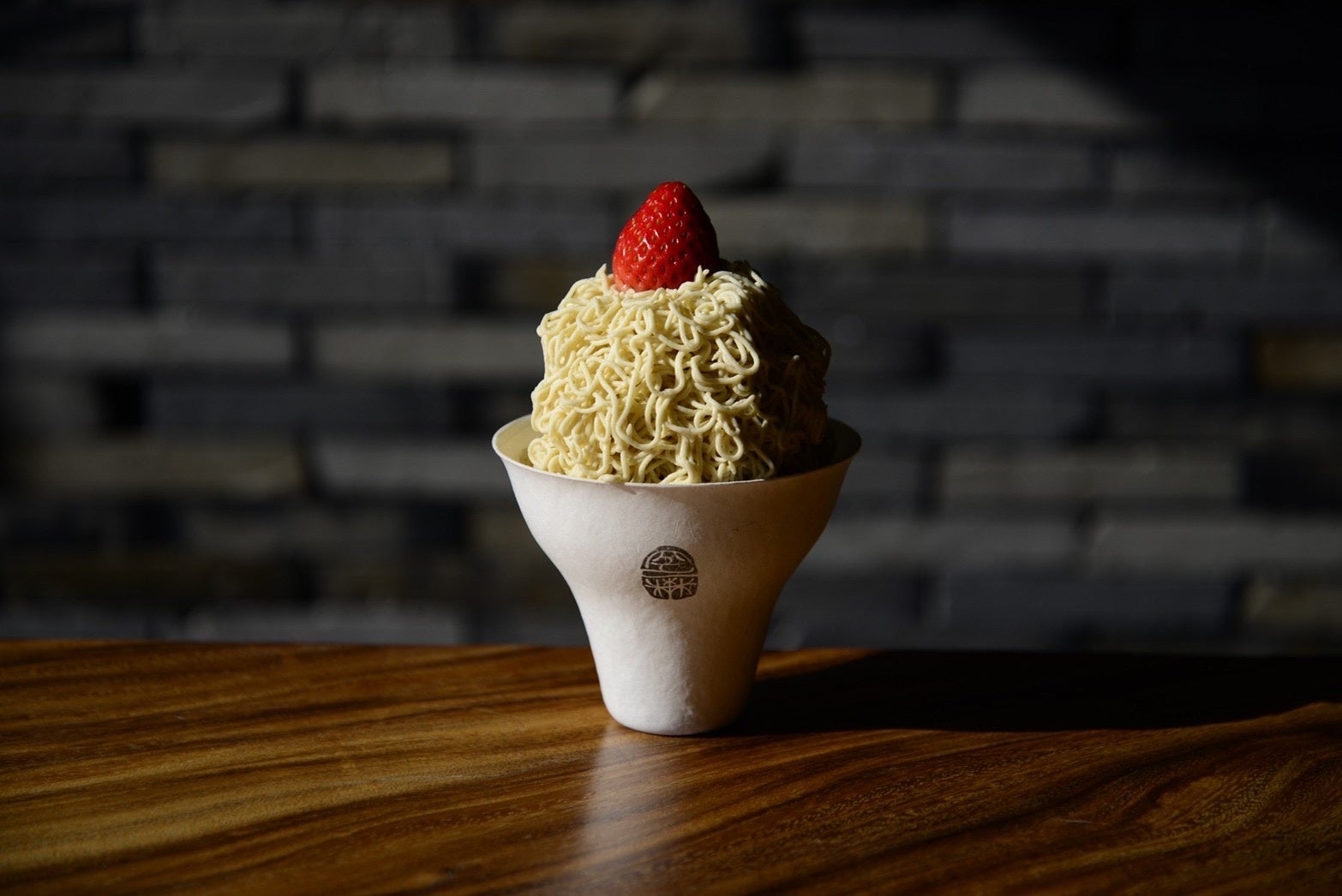 モンブランソフト苺トッピング