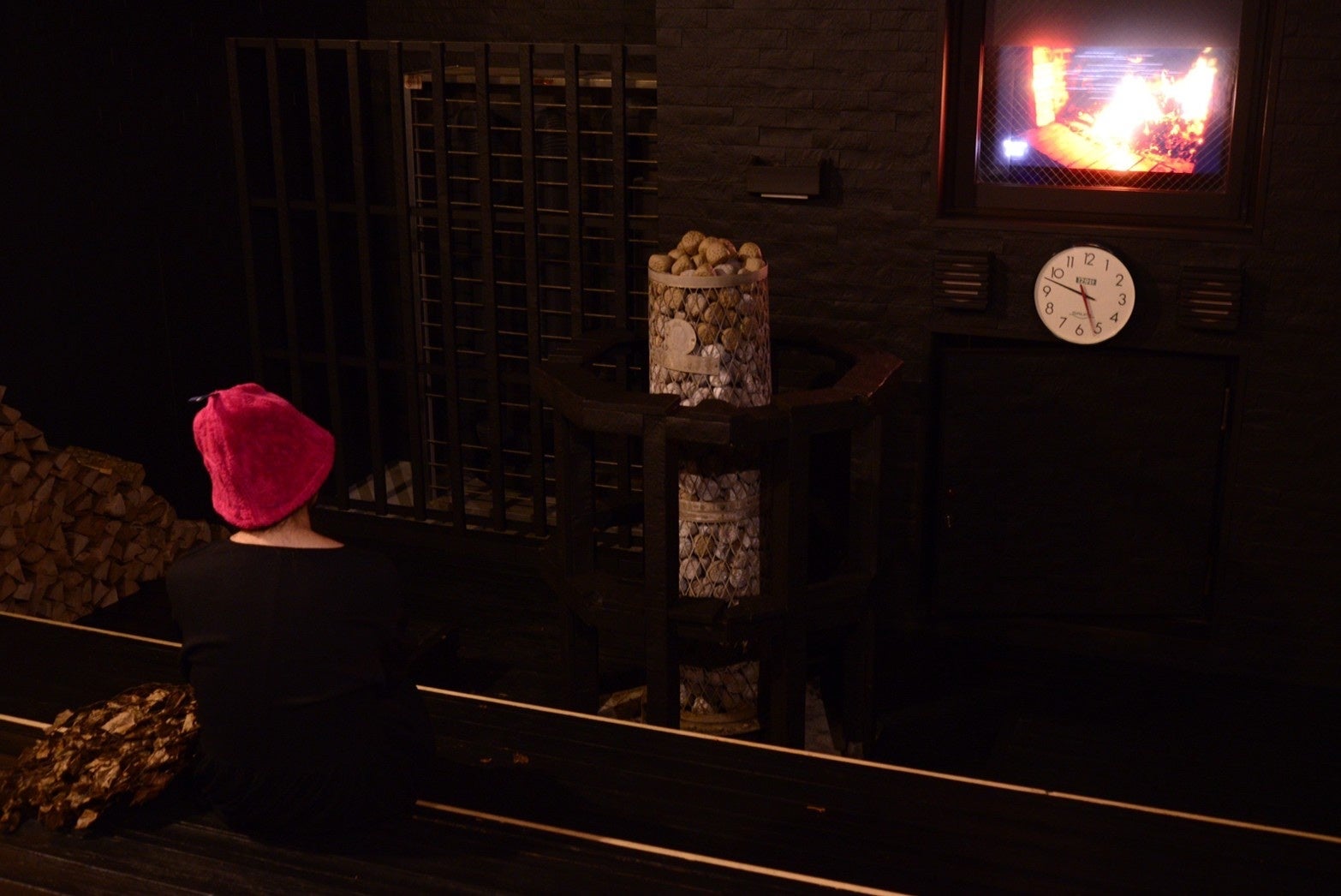 男性サウナ室クロノサウナ