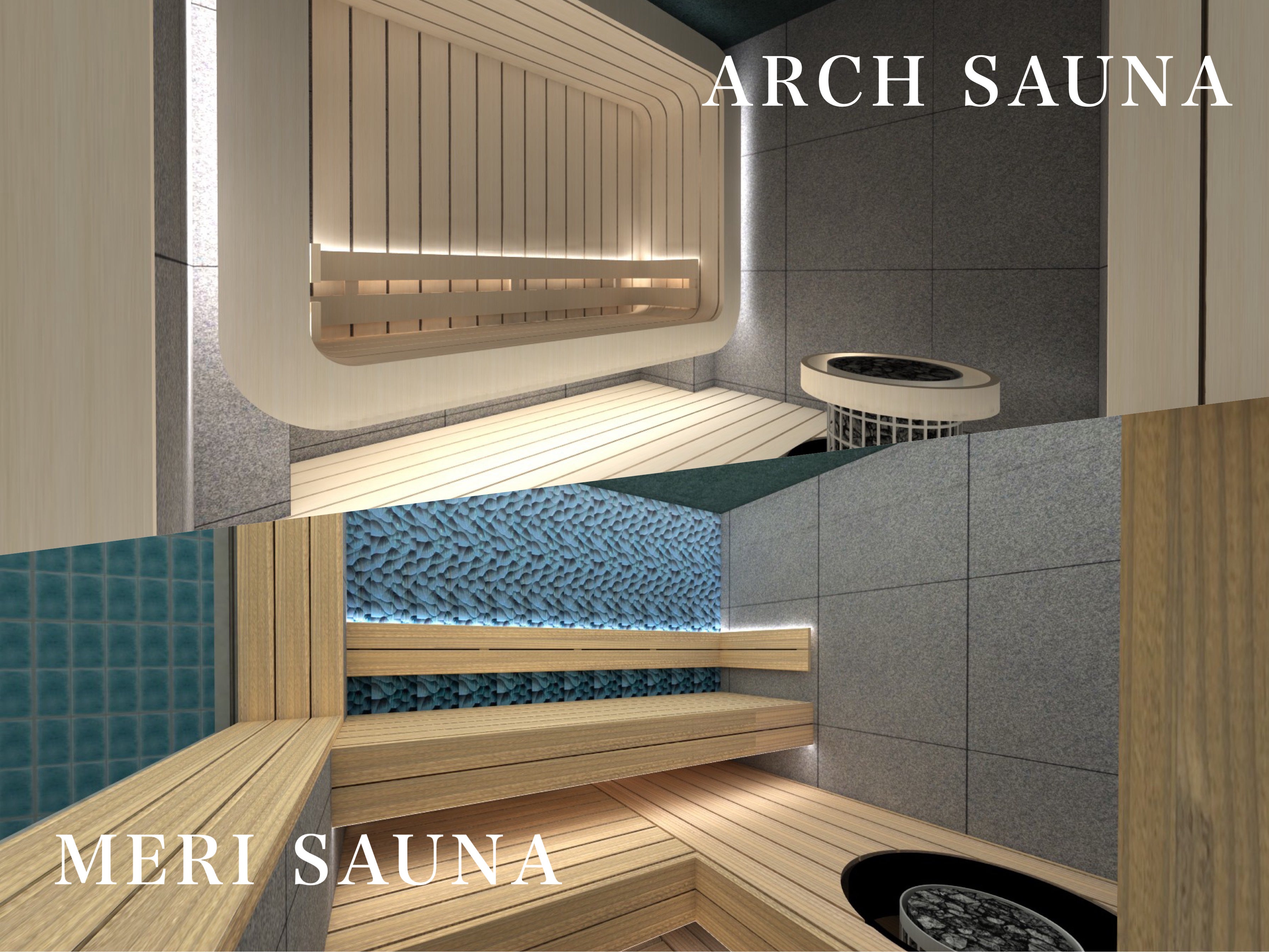 2つのコンセプトサウナ