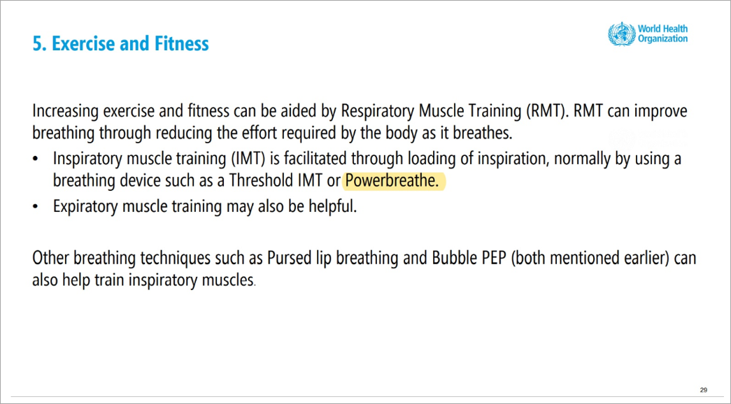 ▲WHO医療従事者向けの世界的臨床ガイドライン
