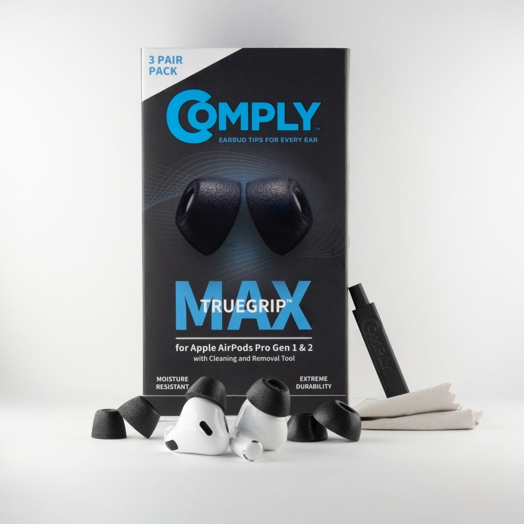 長時間でも、音に沈む心地よさ。AirPods Pro専用「TrueGrip MAX