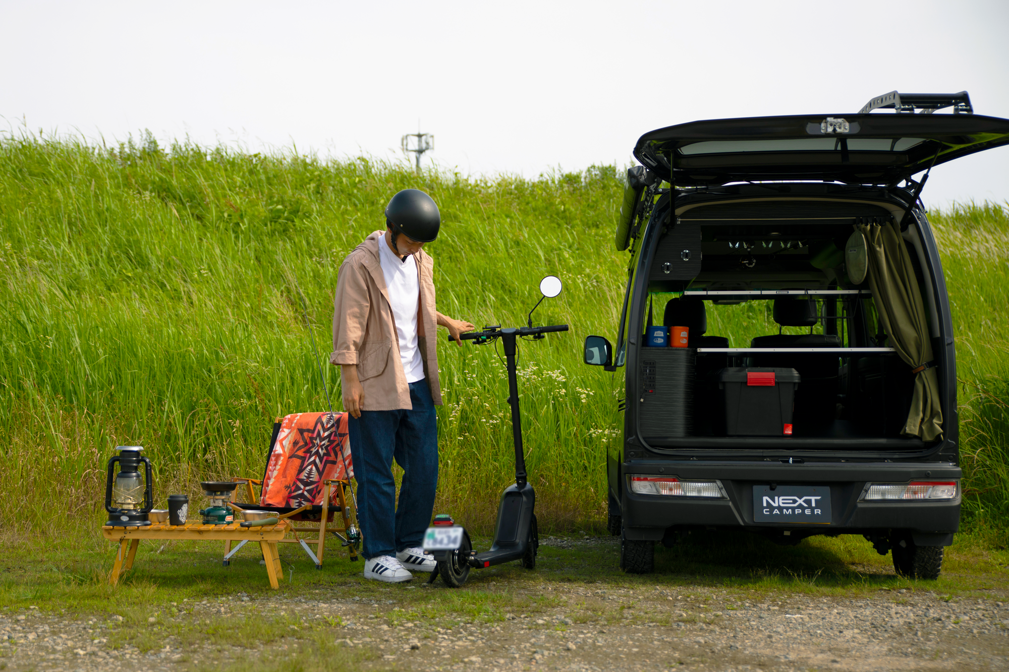 キックボードEVライトモデル、ネクストキャンパー