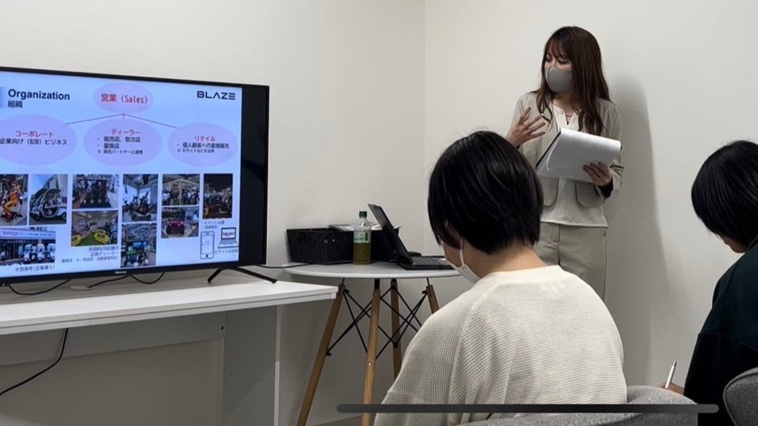企業訪問学習の様子