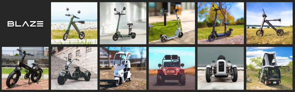 電動モビリティメーカー(株)ブレイズが「Japan Mobility Show 2025」に