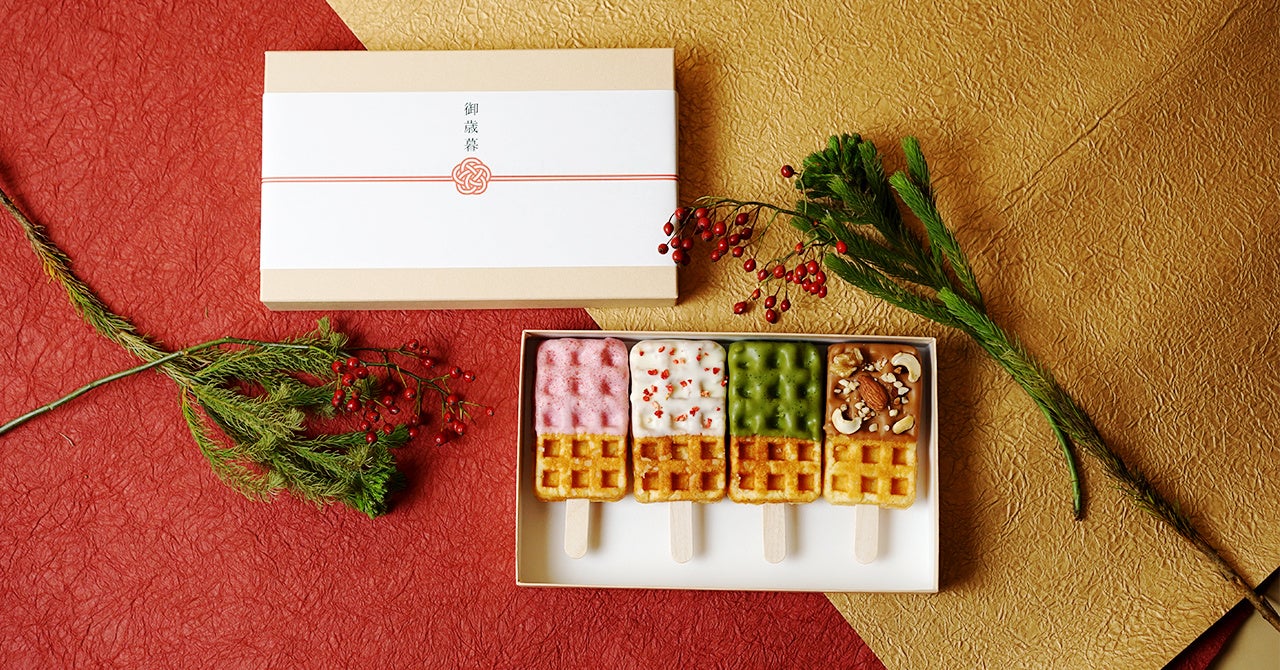 2022年のお歳暮ギフトはカラフルな京ワッフル】SNSで話題のワンハンド