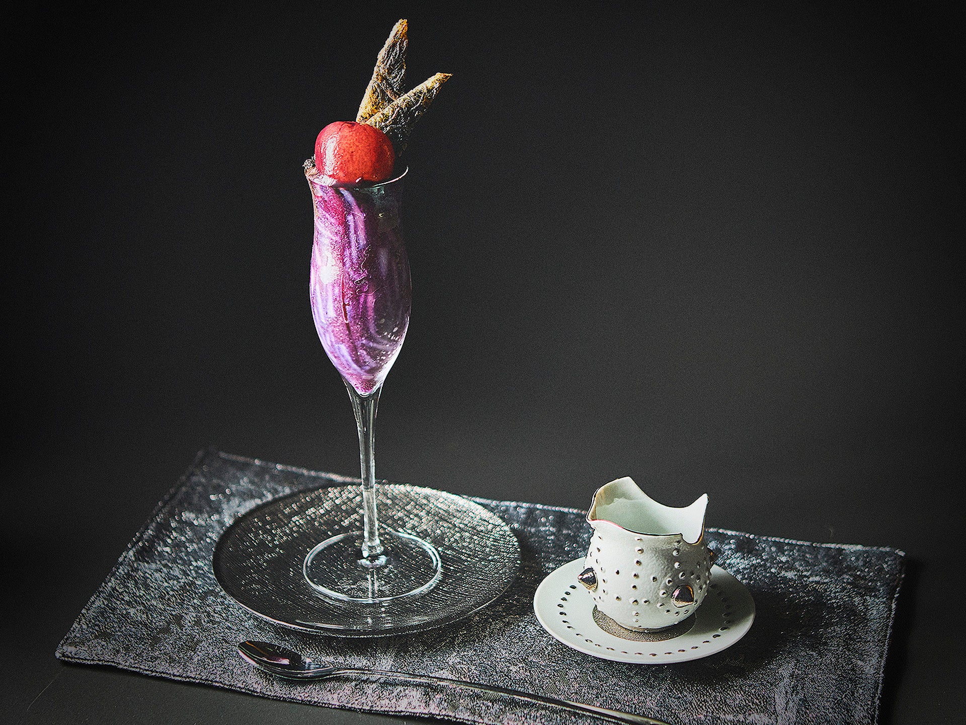 吉川醸造の日本酒「雨降（あふり）」のスイーツGINZA SIXにて12