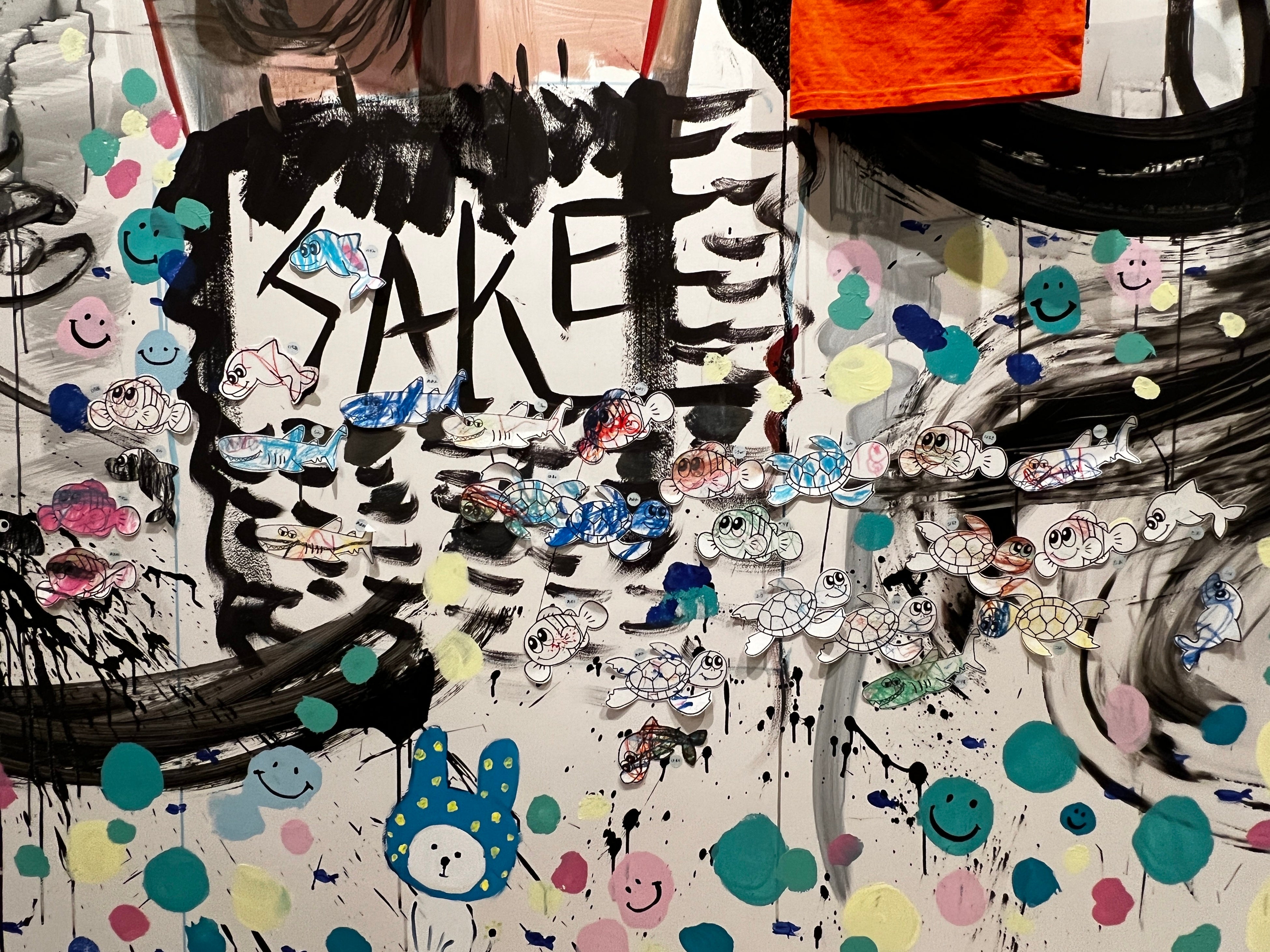 変化していくアートウォール