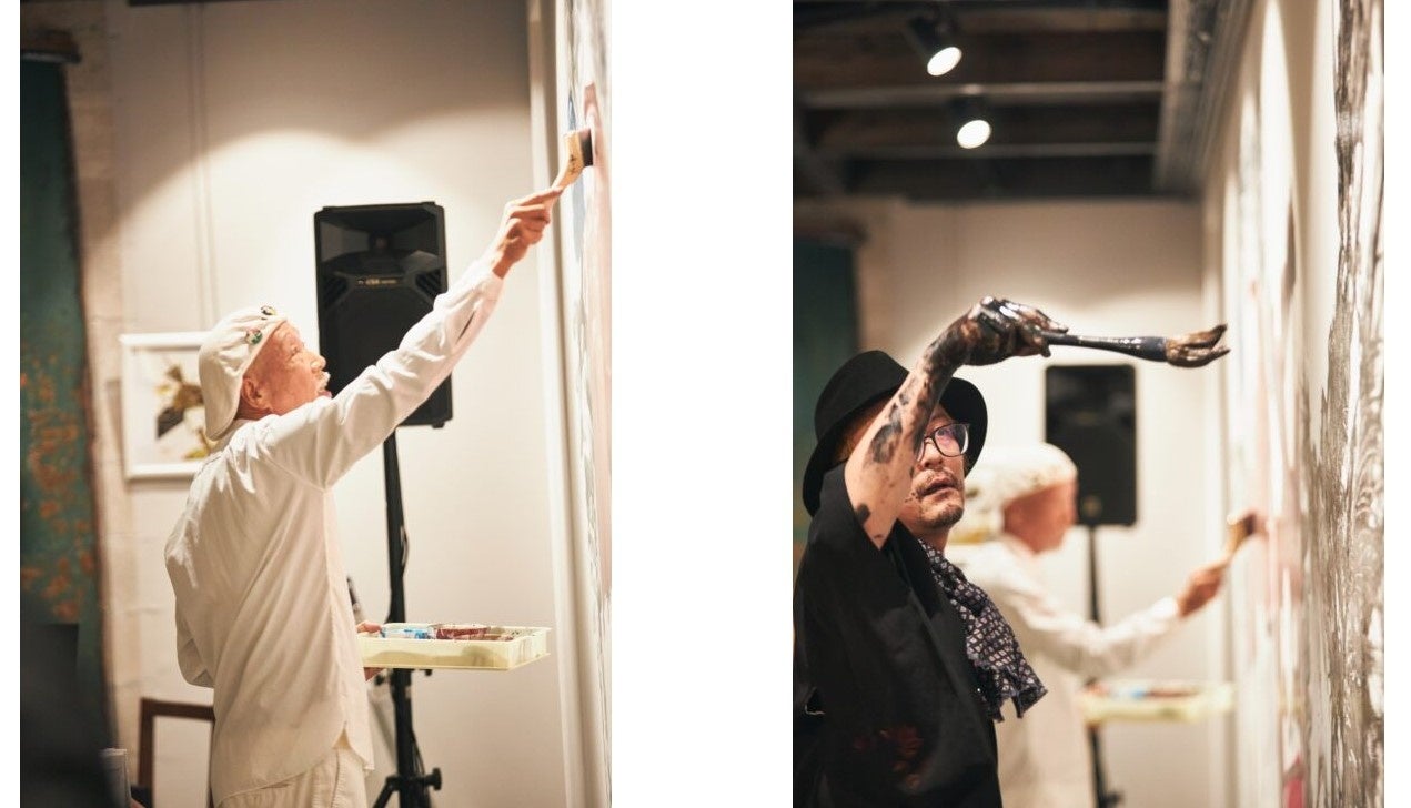 現代アート　漆の平面　下地ワークス・カルト Backside works. 初の個展「CHAPTER #GINZA」は、本日をもって