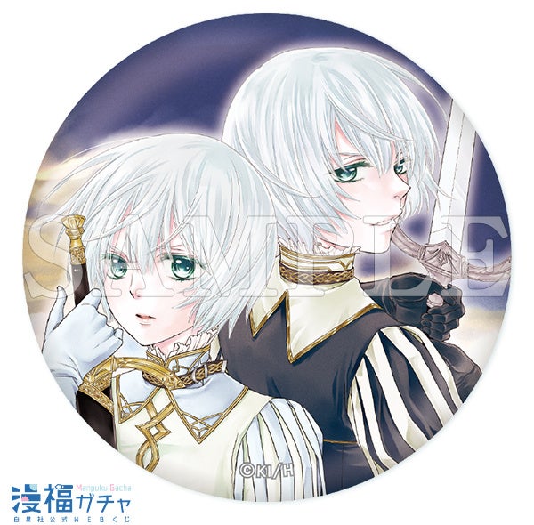 スタンド付き缶バッジ／A　©石原ケイコ／白泉社