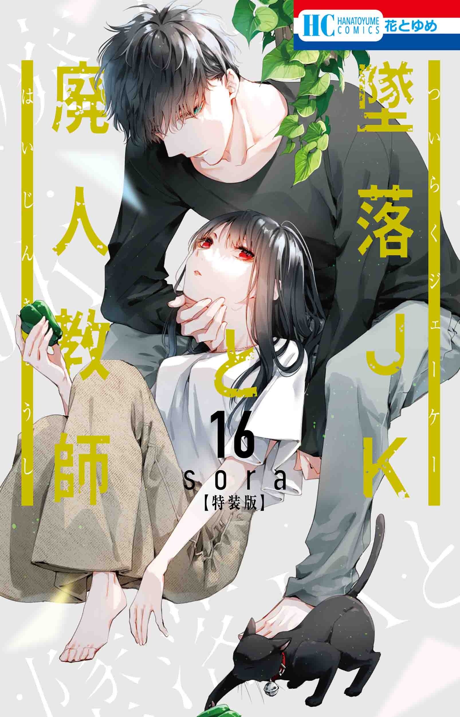 HC「墜落ＪＫと廃人教師　ミニカラー画集vol.4付き特装版 」（sora）16巻