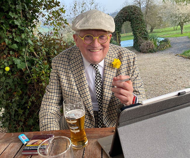 デイヴィッド・ホックニー　デイヴィッド・ホックニー ノルマンディーにて&nbsp;2021年4月1日　 2021年　作家蔵　Ⓒ&nbsp;David Hockney Photo： Jean-Pierre Goncalves de Lima