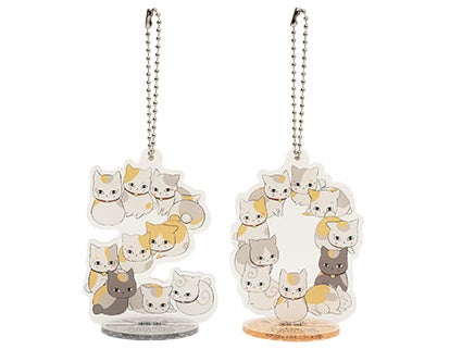 『夏目友人帳』 by 緑川ゆき　ニャンコ先生アクリルスタンド　【左】『LaLa』10月号ふろく【右】コミックス30巻特装版