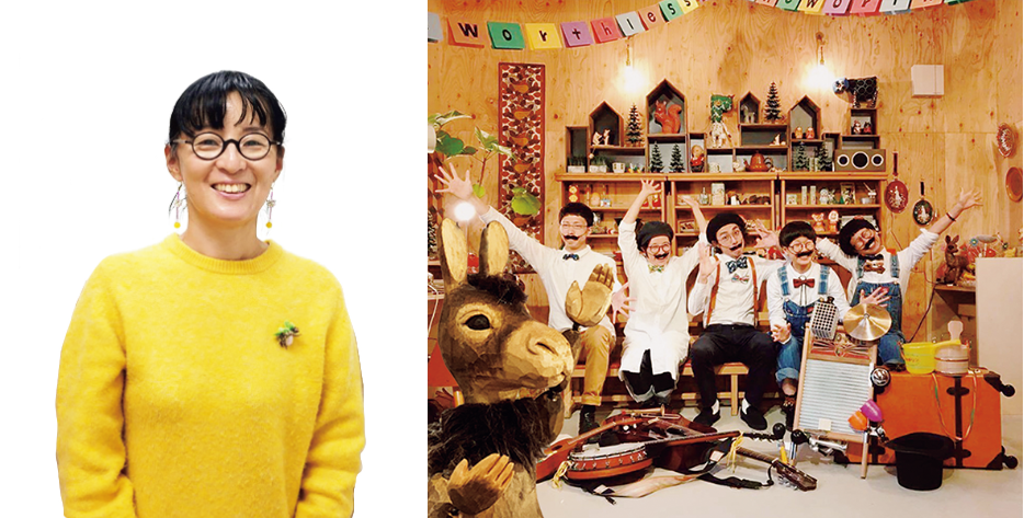 柴田ケイコ（左）×ザ・ワースレス（右）