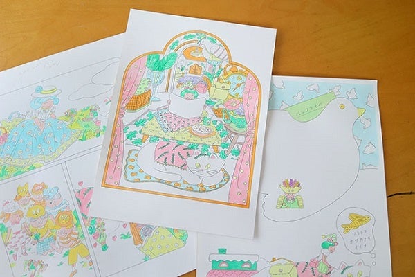 『ルッコラのちいさなさがしものやさん』原画　撮影／かくたみほ