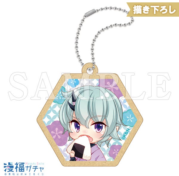 ウッドキーホルダー 夜叉　©サカノ景子／白泉社