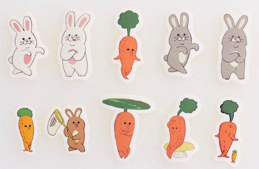 フレークシール　©キューライス／白泉社