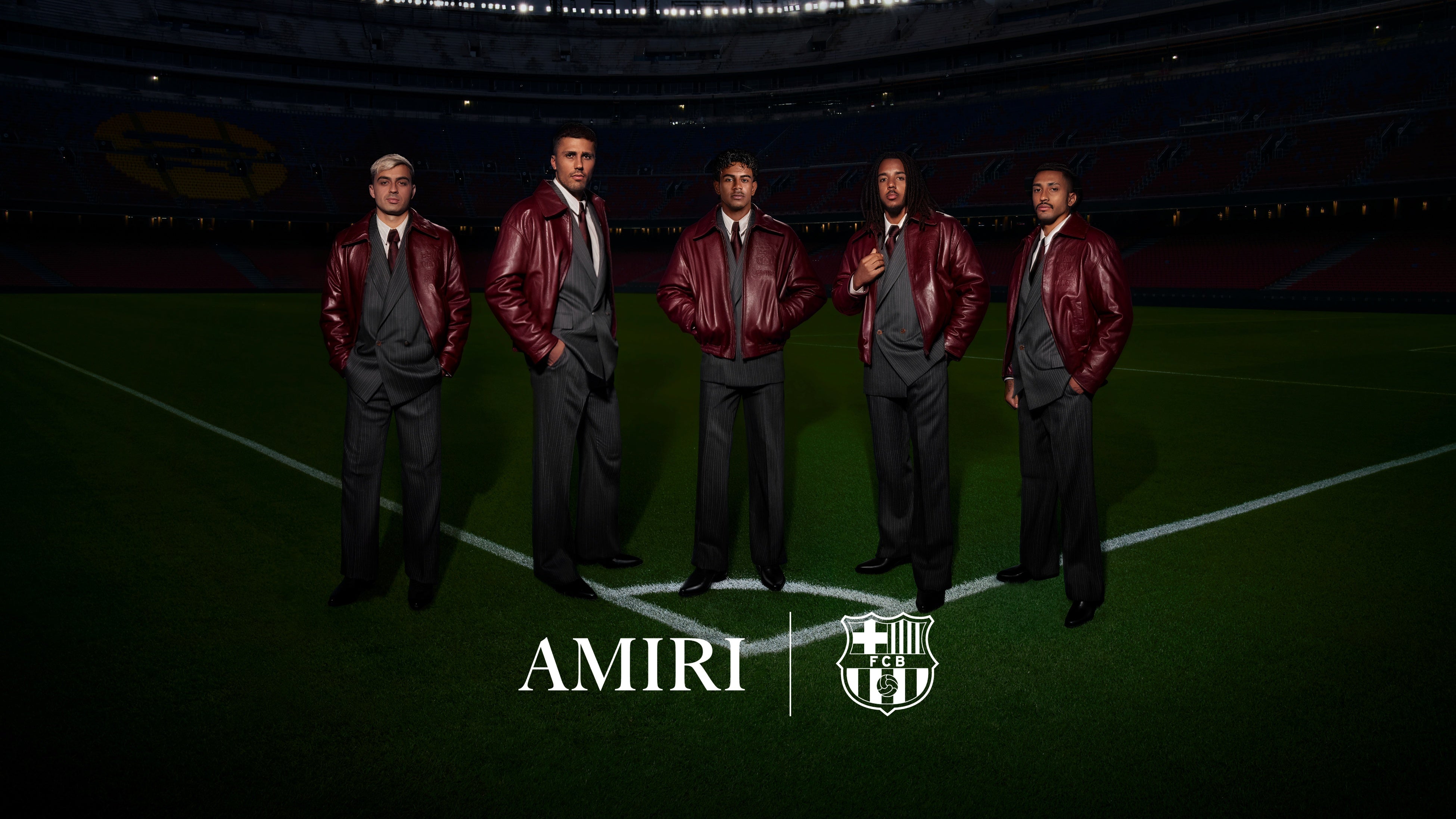 AMIRIがFCバルセロナとの継続的なパートナーシップの一環としてメンズフォーマルウェアの第二シーズンを発表