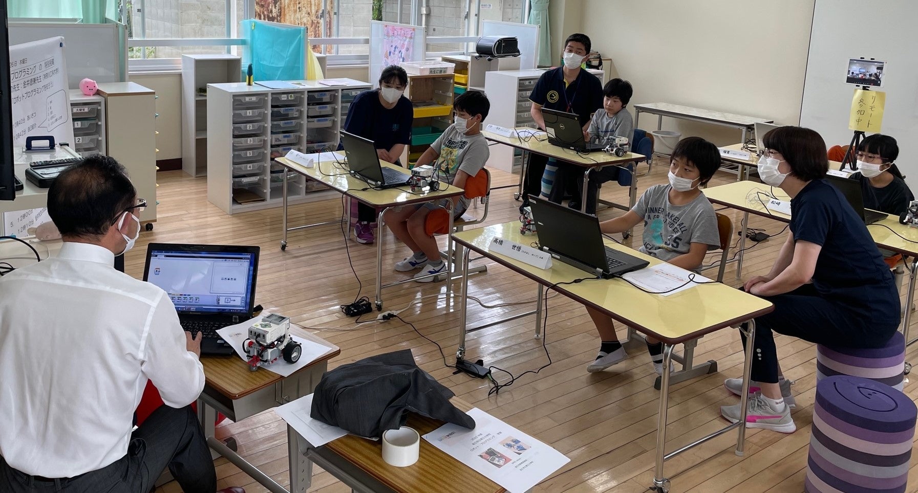 第1回目は子どもたち4名が参加