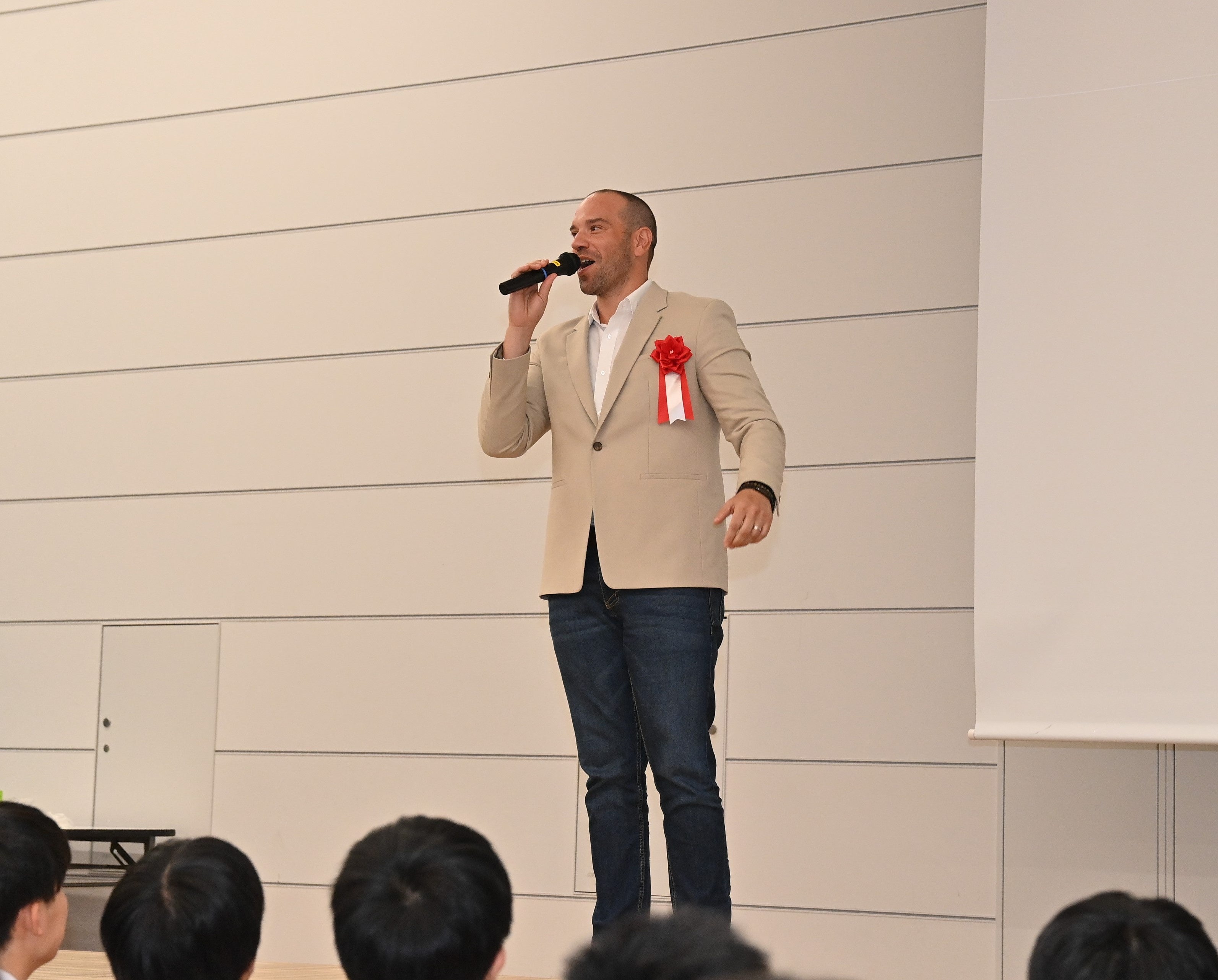 ペレ駐日パナマ大使から激励のおことばをいただきました